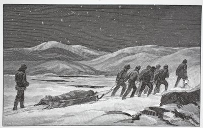 جنازتنا الأولى ، 20 يناير 1884 ، حانة لندن 1886 بواسطة ستيبل ديفيس